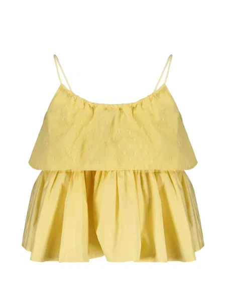 Top Red Valentino cu legături roșu