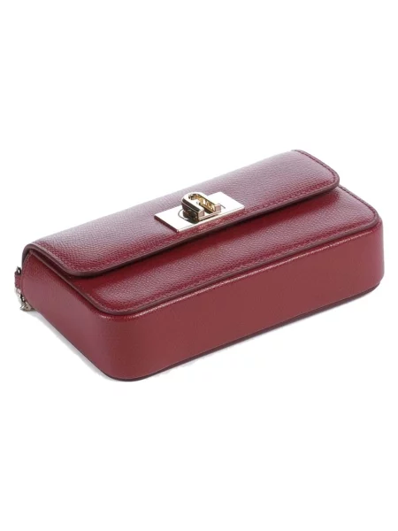 Furla De piele geantă poștaș FURLA MINI roșu