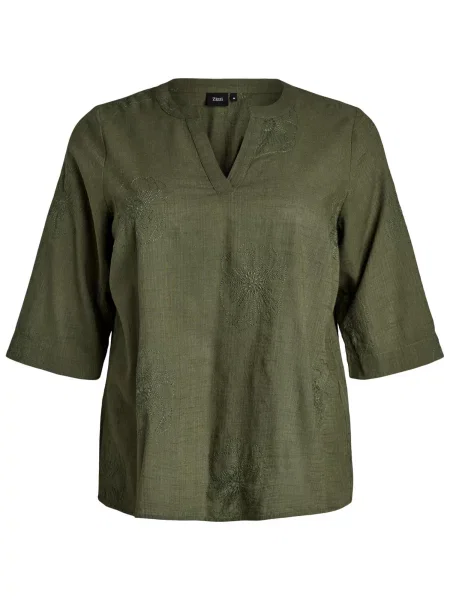 Zizzi Bluză Cananna oliv