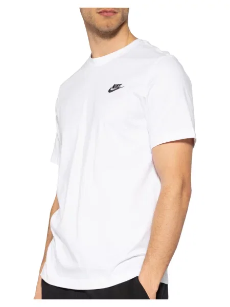 Nike T-Shirt Sportswear Club weiss biała