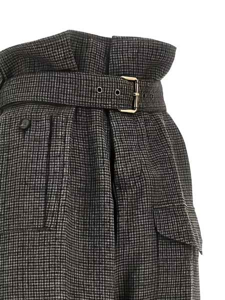 Cu centură pantaloni Etro gri