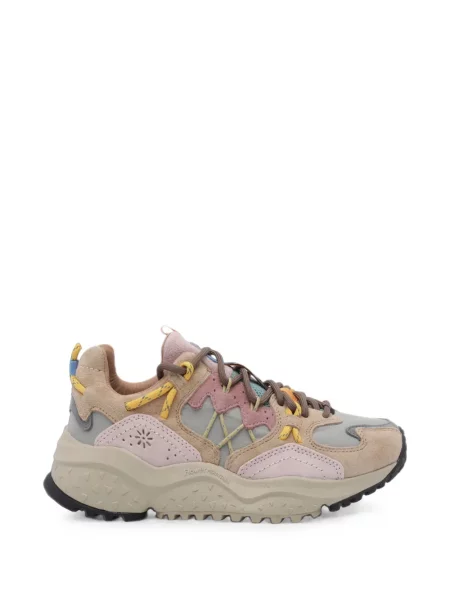 Sneakerși Flower Mountain din piele de căprioară