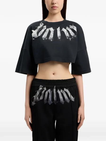 Cropp tricou Palm Angels cu imagine negru