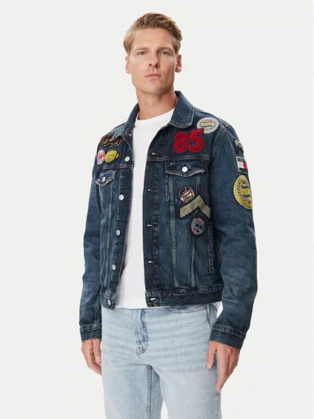Tommy Jeans Geacă de blugi Ryan  Bleumarin