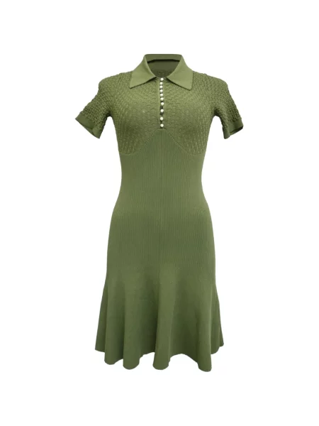 Rochie Sandro tricotate verde