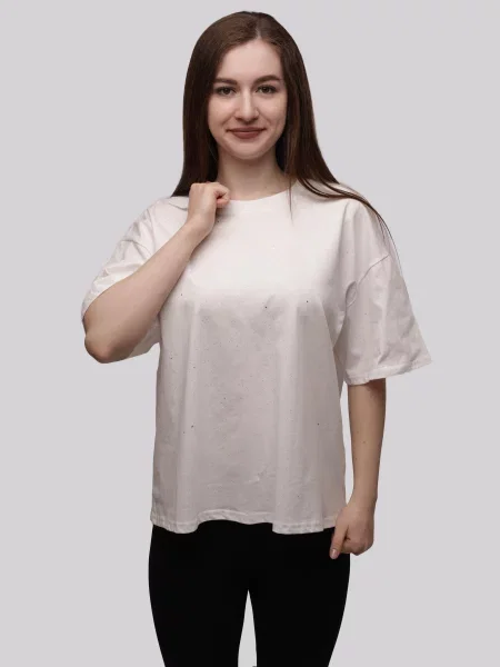 Футболка LUMO віскоза/поліестер білий