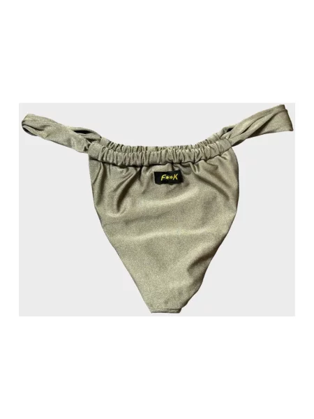Majtki briefs F**k beżowe