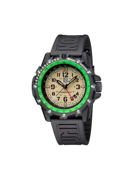Lniany zegarek Luminox czarny