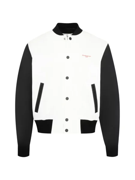 Geacă bomber Givenchy cu imagine alb
