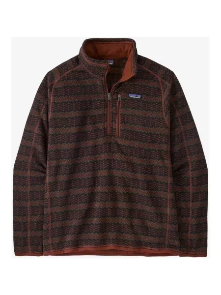 Kurtka Patagonia Better Sweater Zip brązowy S czarny