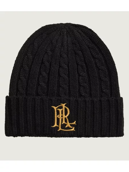 Lauren Ralph Lauren Căciulă galben miere negru
