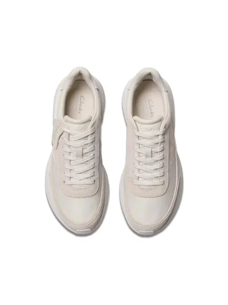 Pantofi Clarks alb