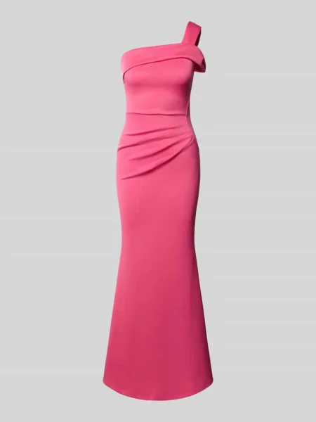Sukienka wieczorowa o kroju slim fit z marszczeniami Lipsy