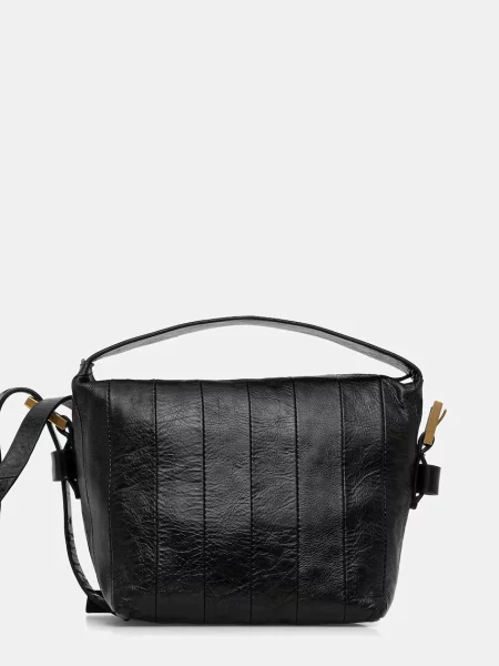 Шкіряна сумочка AllSaints чорний