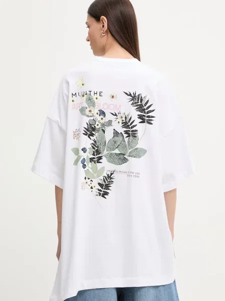 MUNTHE tricou pentru femei din LANSTER alb