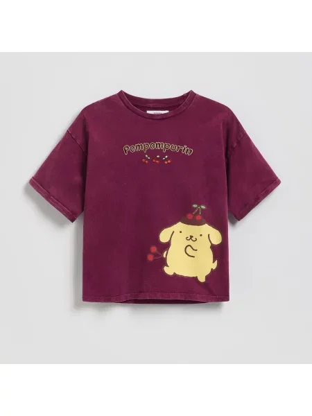 Reserved Tričko Pompompurin hnědá