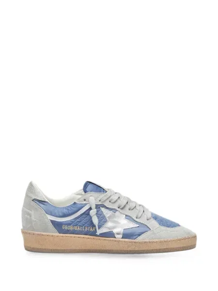 Sneakerși Golden Goose Ball Star din piele de căprioară gri