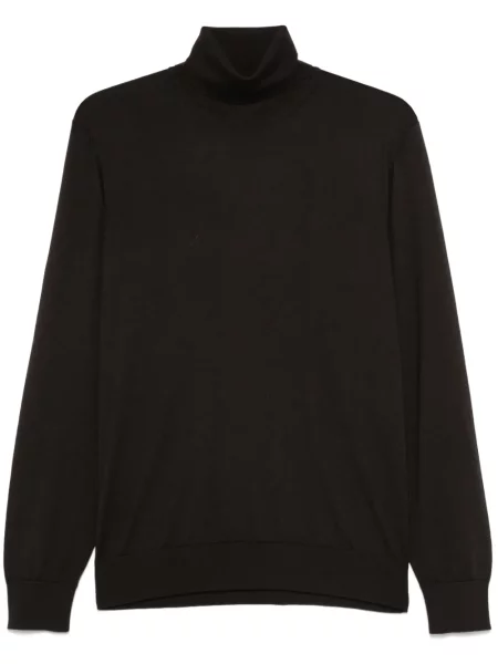 Sweter Zegna brązowy