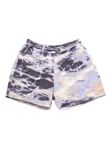 Ochelari de soare Nike cu cordon din jerseu cu imprimeu abstract gri