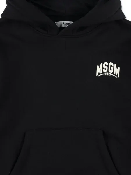 Hanorac cu glugă copii Msgm negru