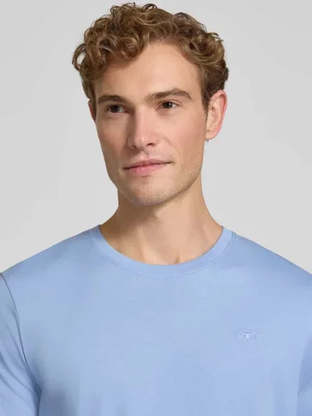 T-shirt o kroju regular fit z czystej bawełny Tom Tailor