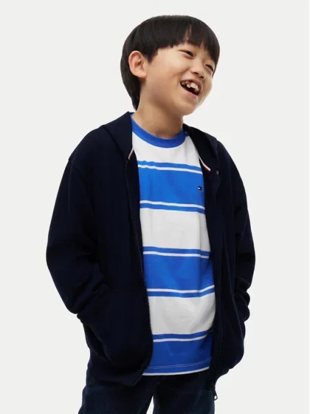 Tommy Hilfiger Pulóver Brand Love Sötétkék
