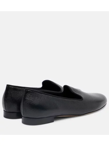Pantofi loafer Toteme din piele negru