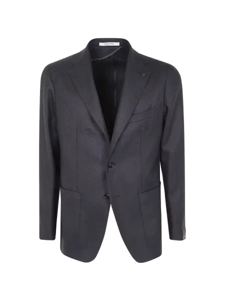 Sacou Tagliatore din țesătură twill maro