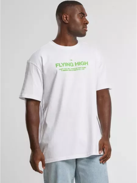 Tricou Mister Tee alb