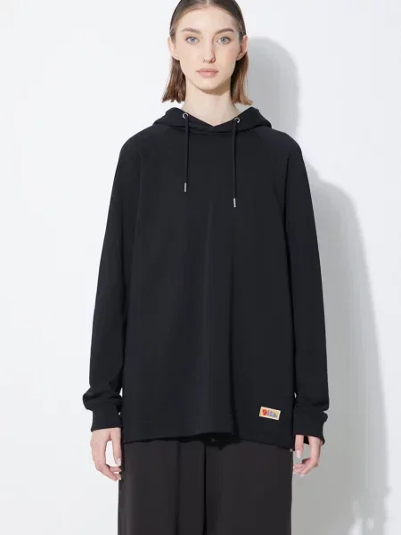 Fjällräven Vardag Hoodie W Kobiety Bluzy i bluzy z kapturem Fjällräven Size: XS czarny