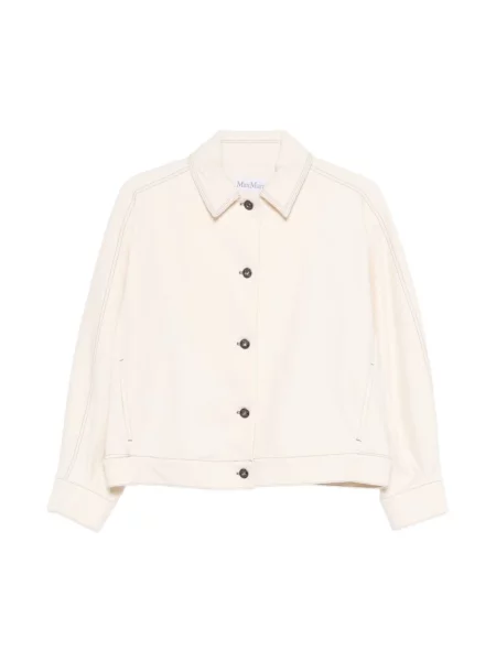Kurtka jeansowa Max Mara biała