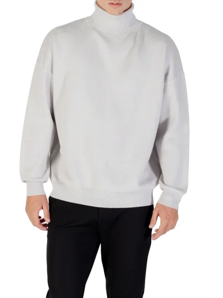 Dzianinowy sweter z golfem Antony Morato czarny