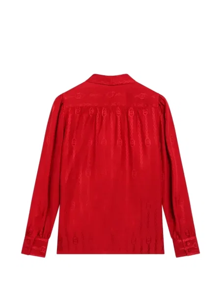 Cămașă Gucci de mătase roșu