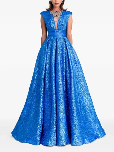Maxi rochie maxi Gemy Maalouf de costum albastru