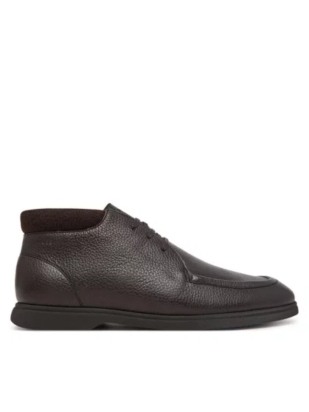 BOSS BLACK De piele pantofi Sienne_Desb_tbwl maro