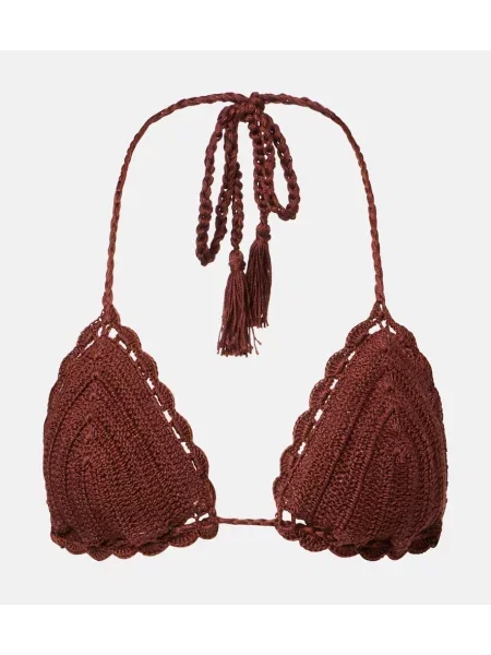 Bikini Anna Kosturova brązowy