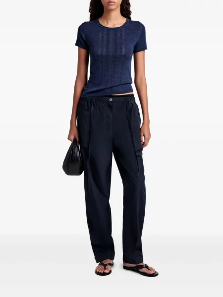 Pantaloni Proenza Schouler White Label alb