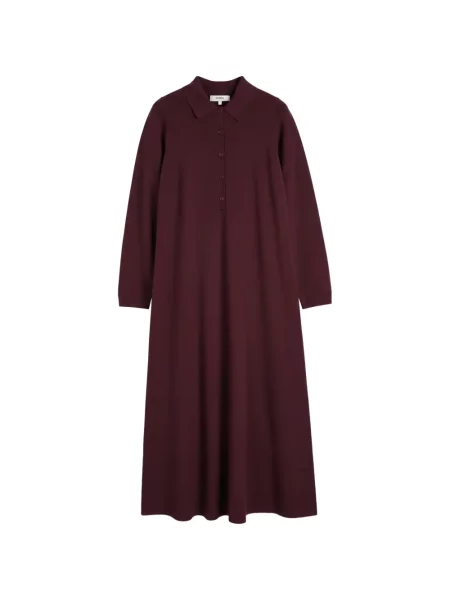 Gulerat rochie maxi Chinti & Parker în linie A violet