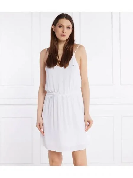 Tommy Jeans Rochie alb
