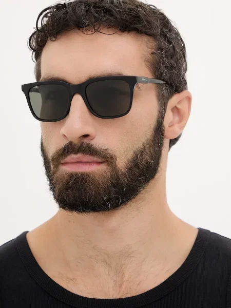 Gucci ochelari de soare pătrați pentru bărbați negru
