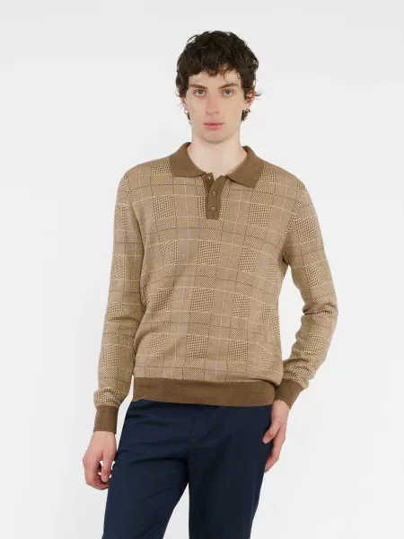 Поло Arber бежевое