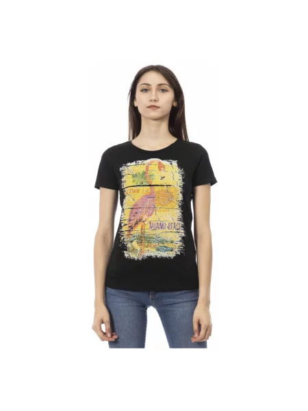 Koszulka Trussardi casual czarna