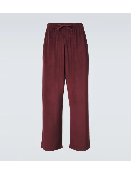 Pantaloni sport Gucci de mătase