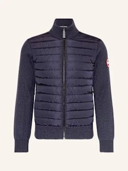Canada Goose Kardigan Hybrdige Z Mieszanki Materiałów blau granatowy