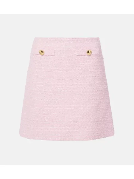Fustă Giambattista Valli din tweed roz