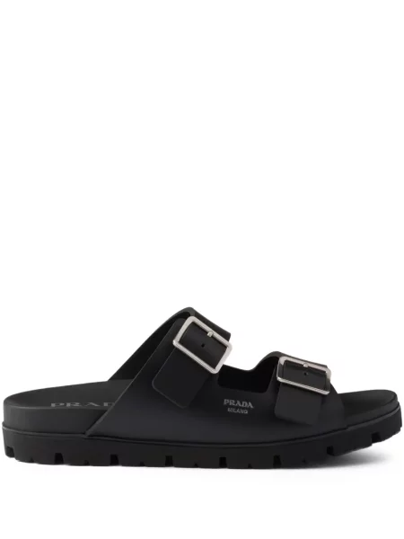 Sandale Prada cu cataramă negru