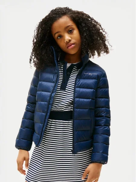 Tommy Hilfiger Пухено яке Essential Тъмносин