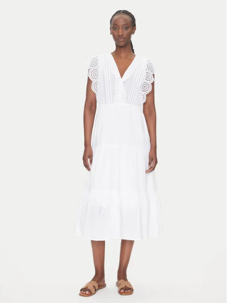 JDY Лятна рокля Sara бял