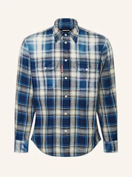 Koszula Canadian Vintage Comfort Fit blau biała