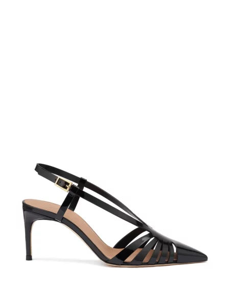 Pantofi cu toc Malone Souliers din piele de lac negru